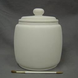 Chesapeake's Bisque X-Lg. Canister w/ seal from Chesapeake Ceramics