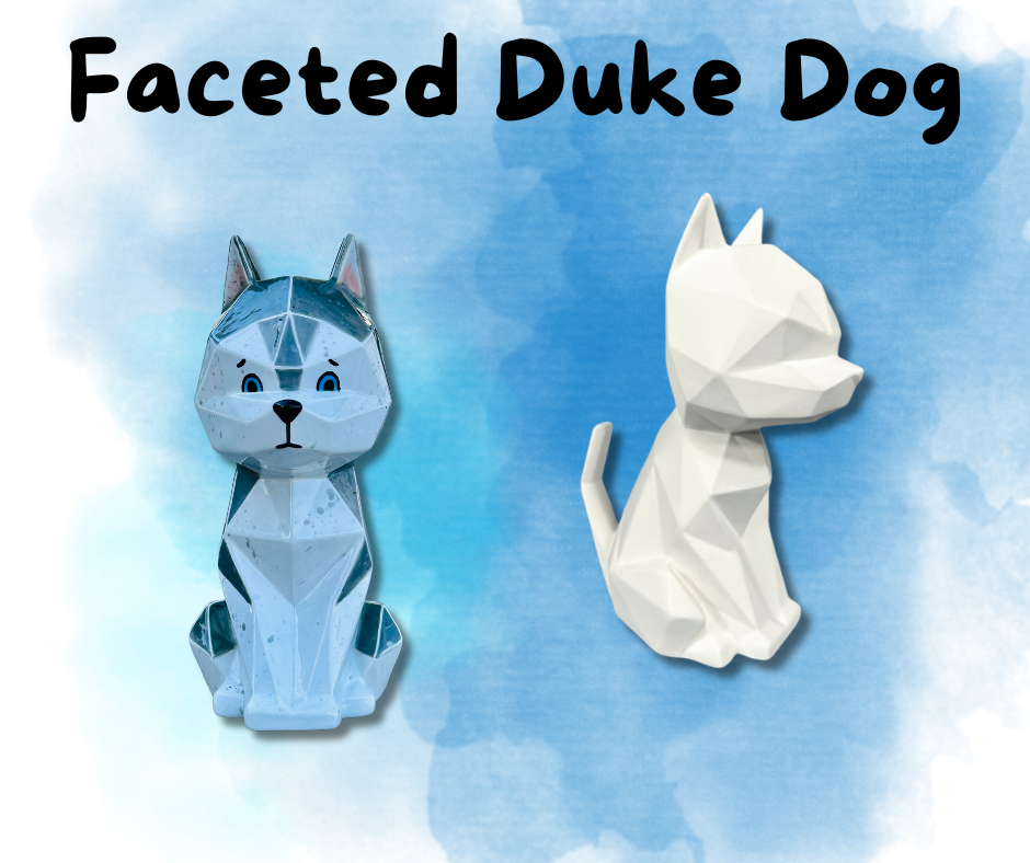 Faceted Duke Dog