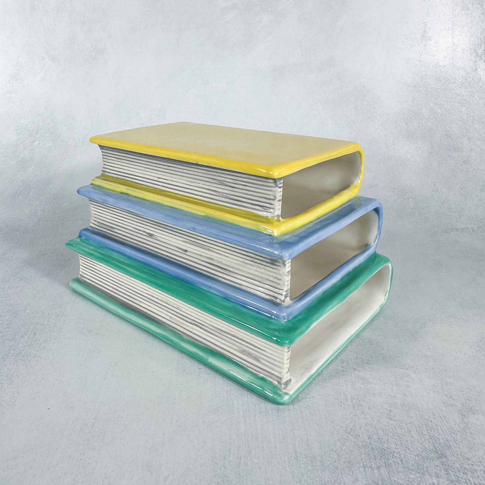 Triple Book Vase