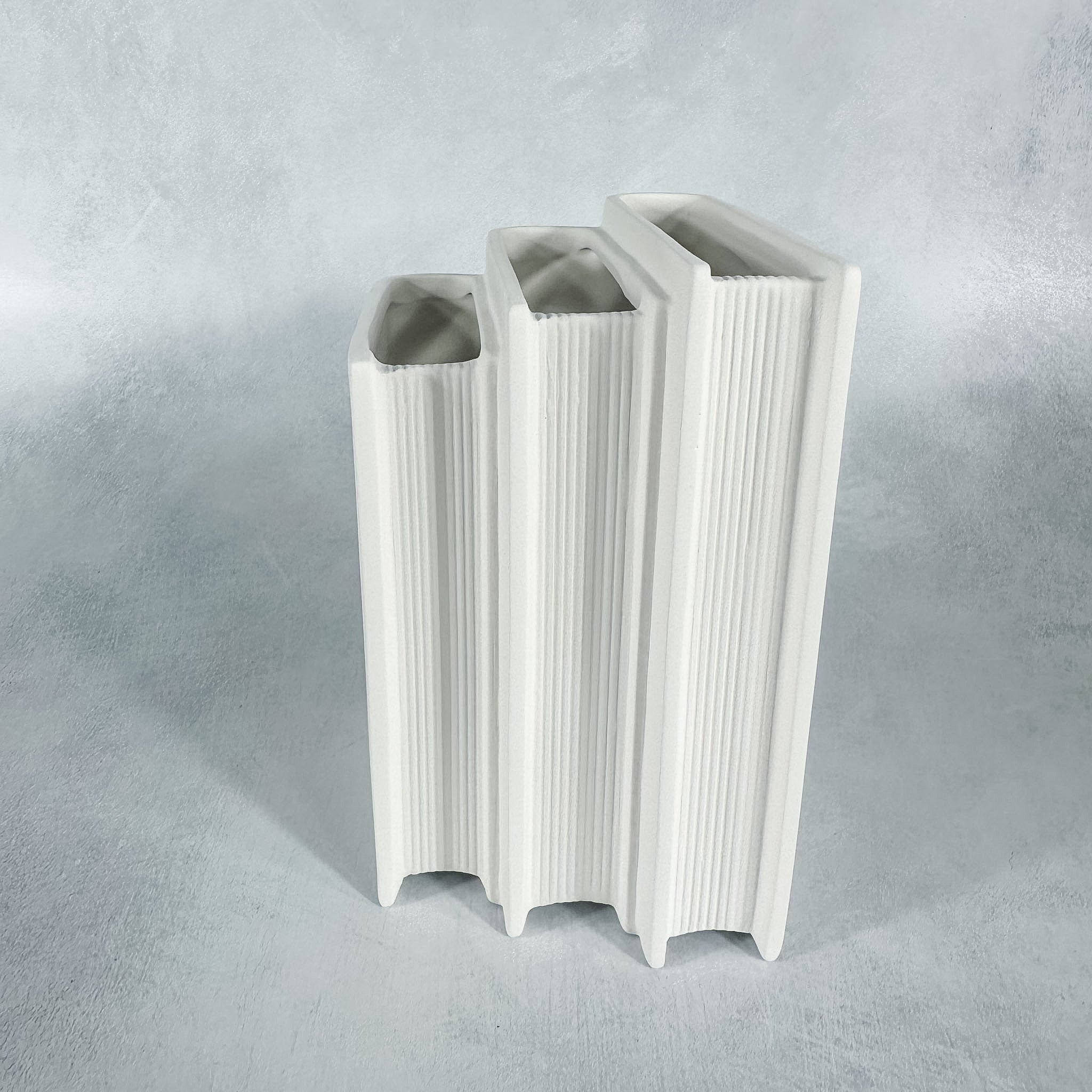 Triple Book Vase