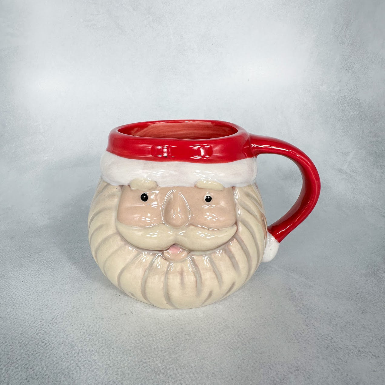 Vintage Chubby Santa Mug