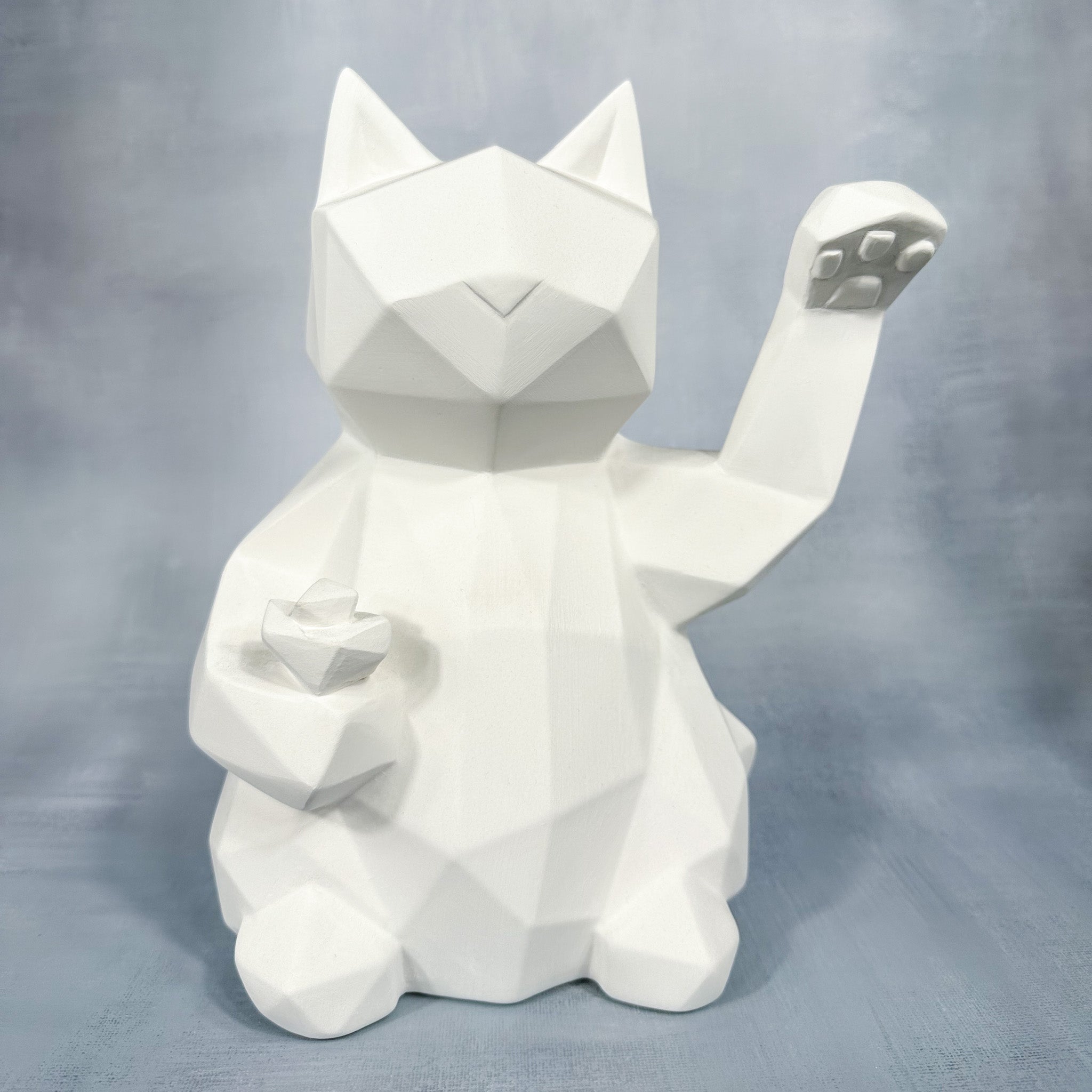 Faceted Lucky Cat