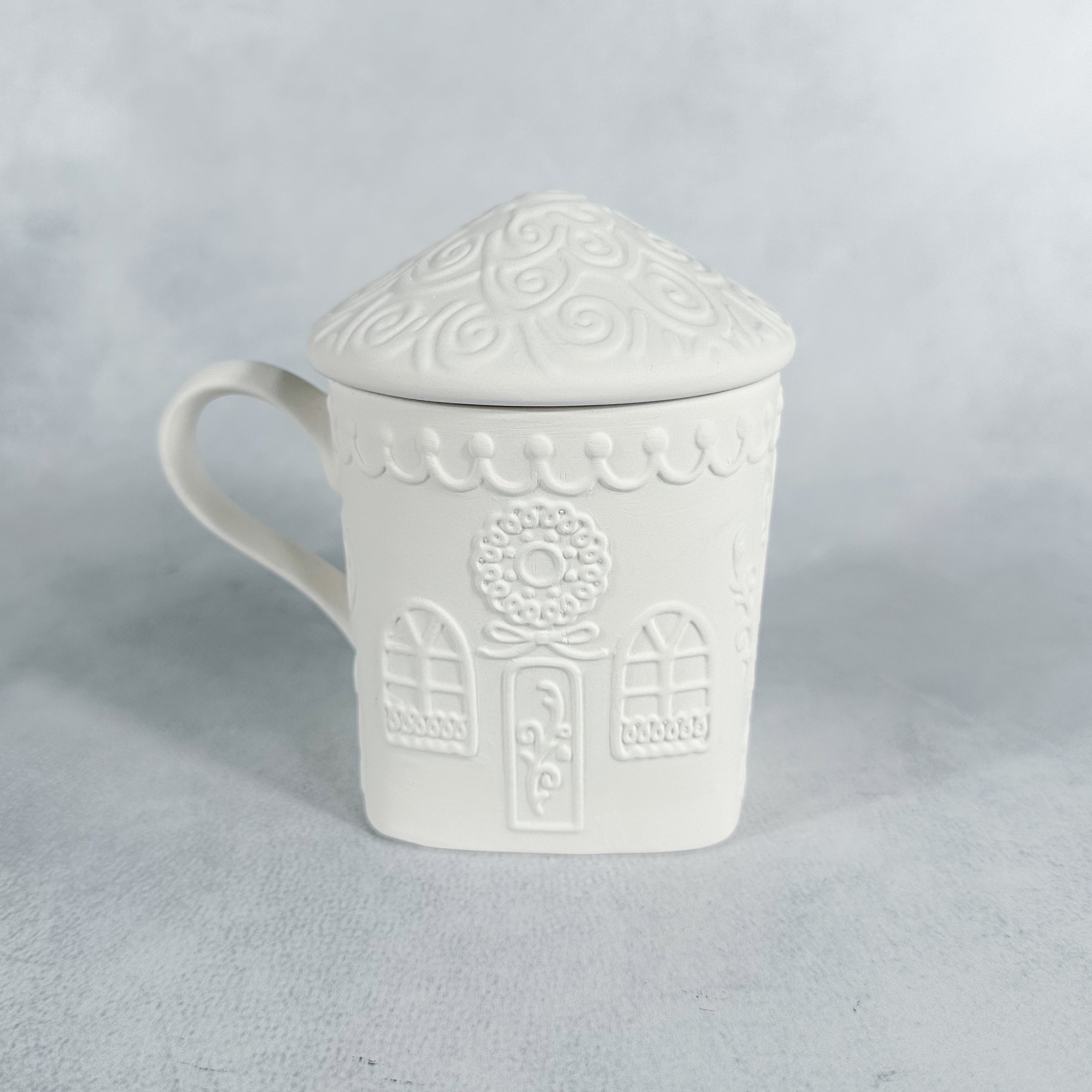 Vintage Gingerbread House Mug
