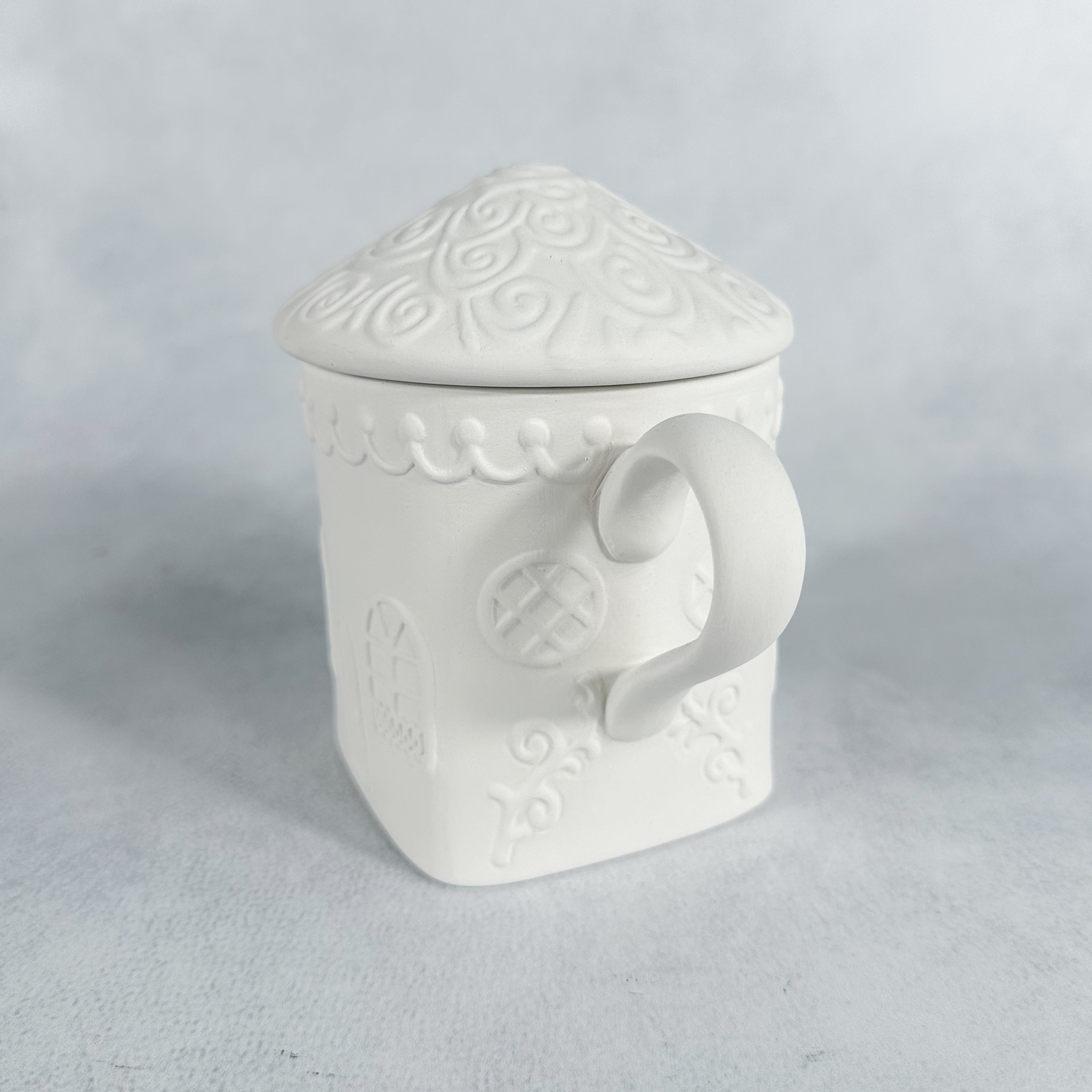 Vintage Gingerbread House Mug