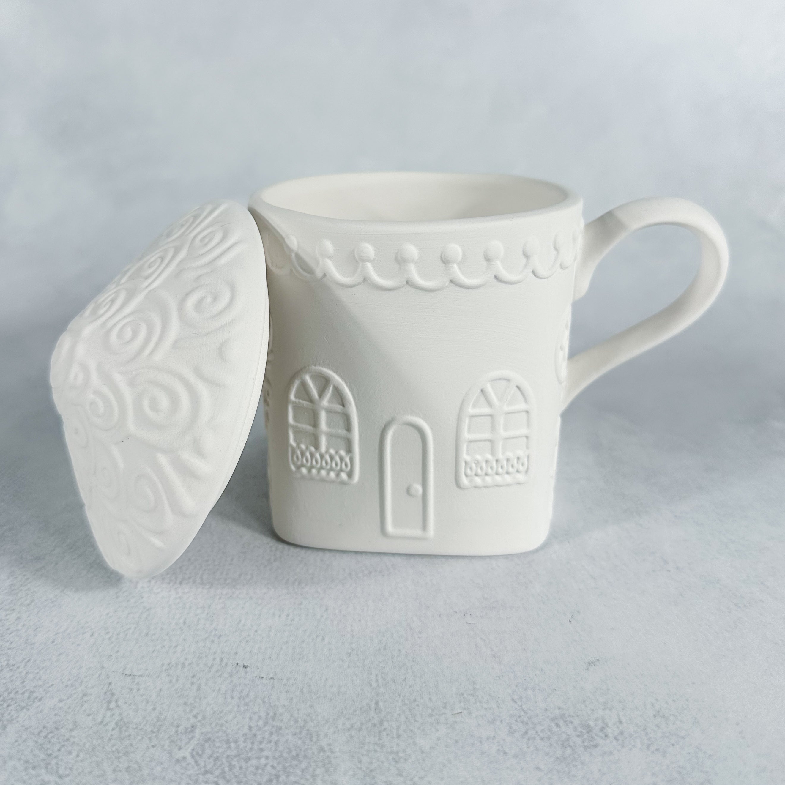 Vintage Gingerbread House Mug