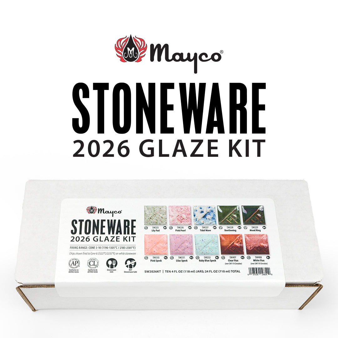 2026 Stoneware Glazes Sample Kit