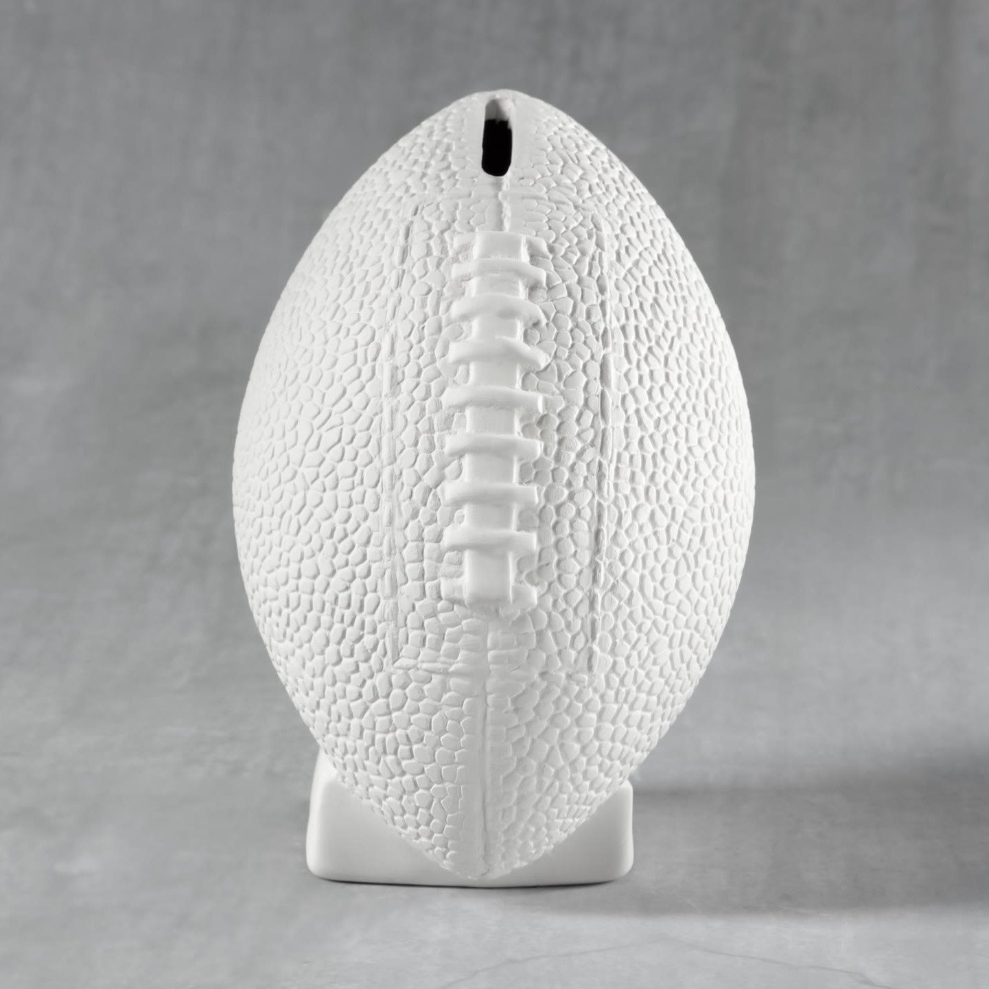 ceramic football helmet bank Bisque Football Bank from Chesapeake Ceramics — Chesapeake Ceramics
