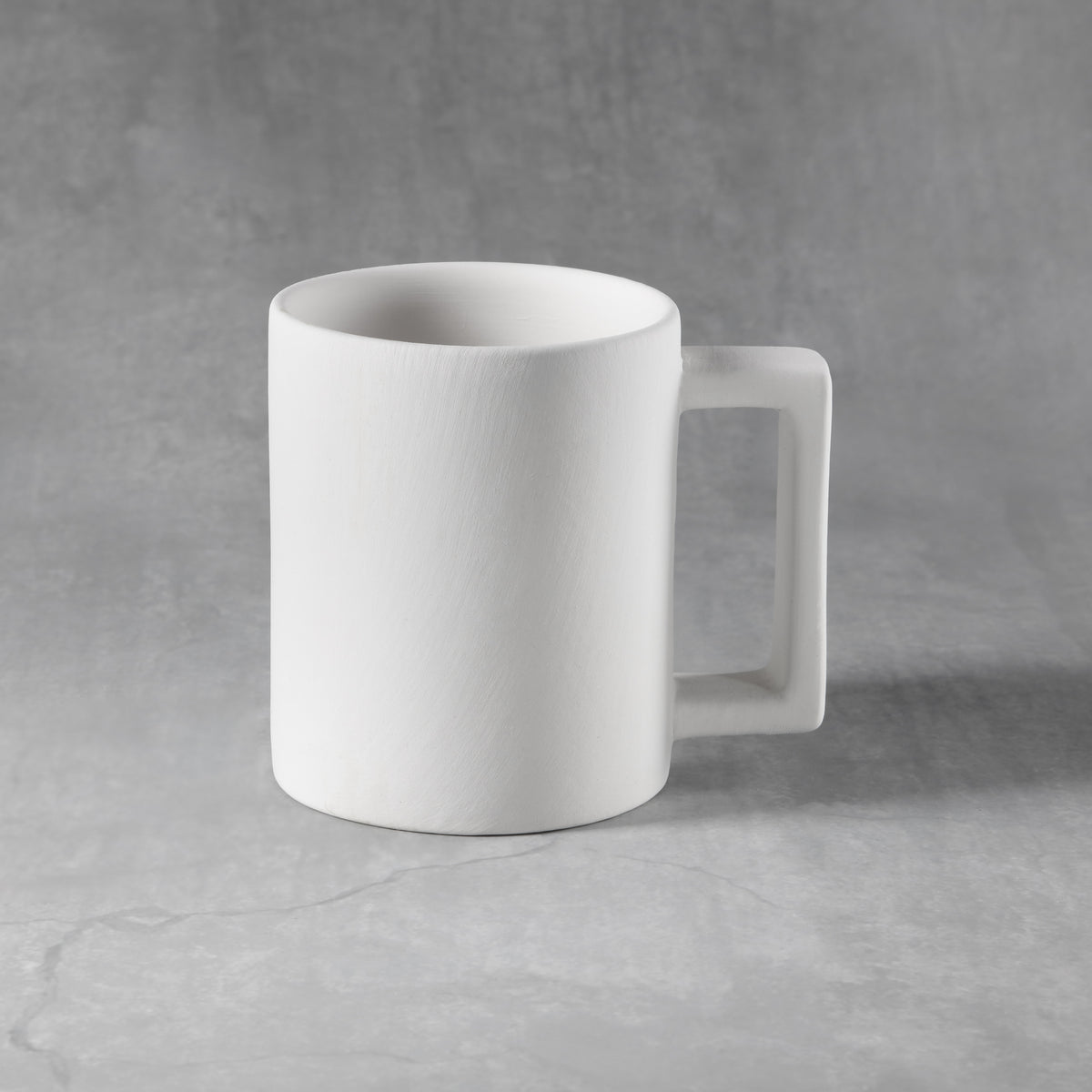 Bisque Traditional Sq. Handle Mug from Chesapeake Ceramics — Chesapeake  Ceramics