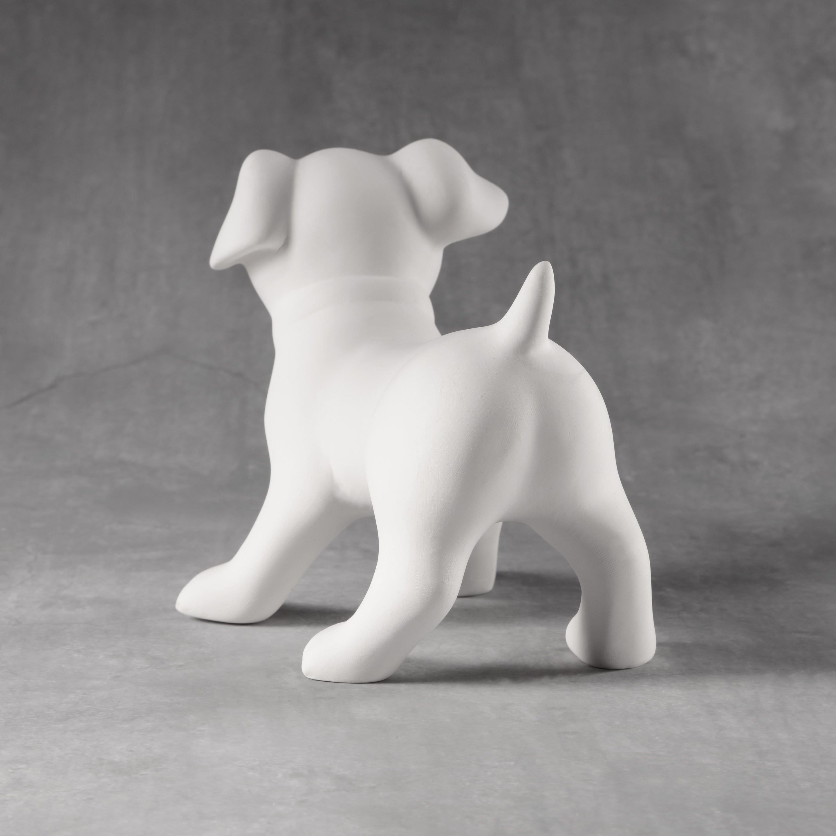 Bisque Sm. Standing Dog 5.5 T from Chesapeake Ceramics