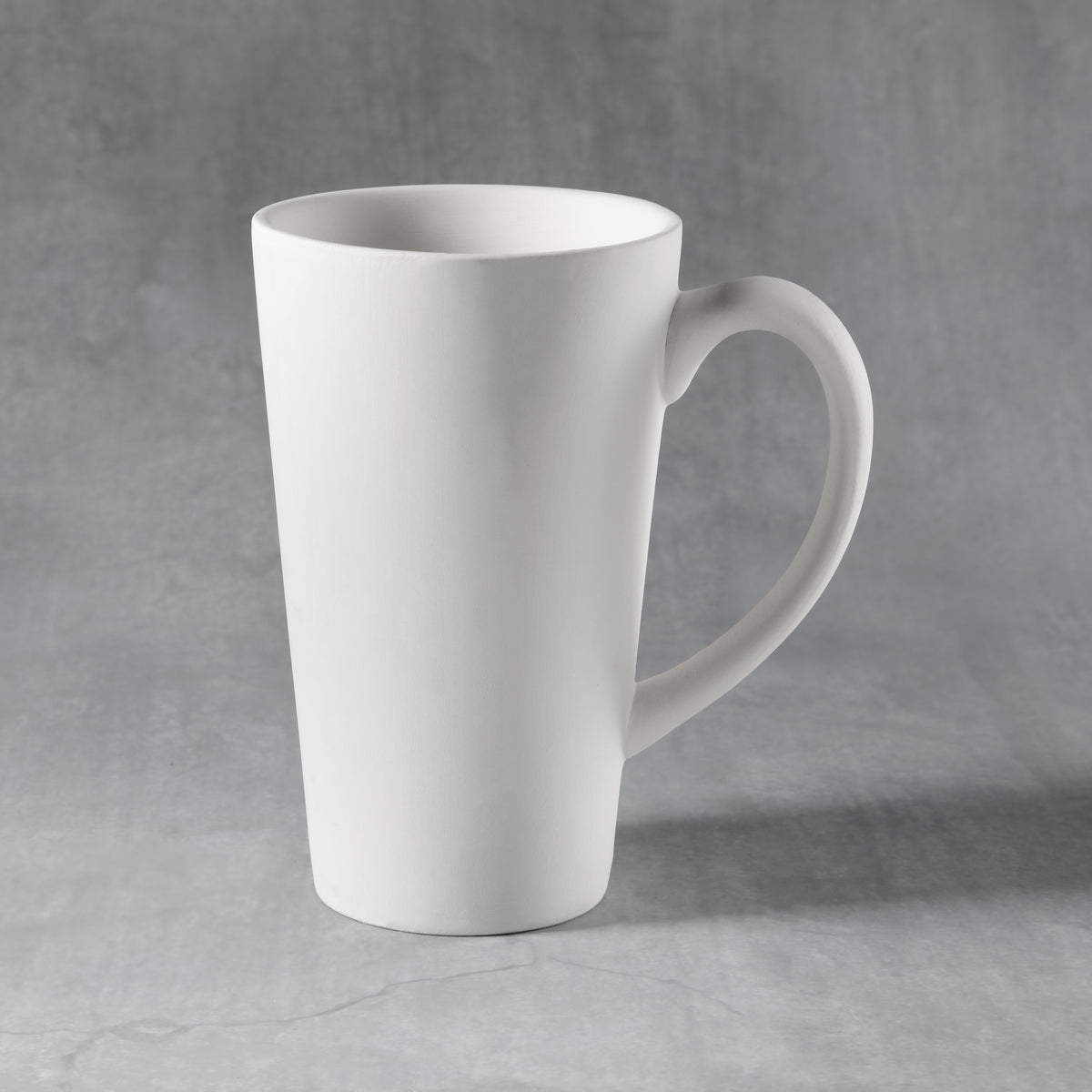 White 18 oz Tall Lidded Ceramic Latte Mug - Caribou Coffee