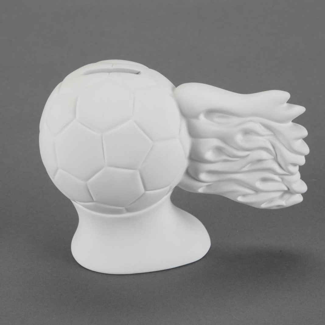 Hot Shot Soccer Ball Bank — Chesapeake Ceramics