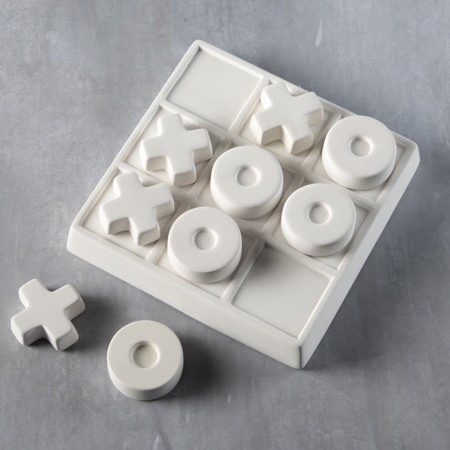 Horn/Bone Tic Tac Toe Set