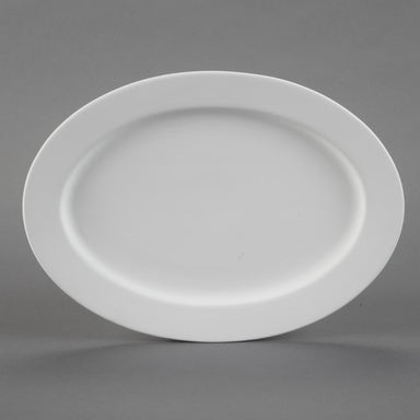 DB28574 Medium Rimmed Oval Platter