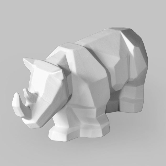 MB1430 Faceted Rhino