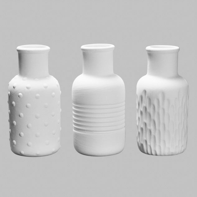 Textured Bud Vase Assortment