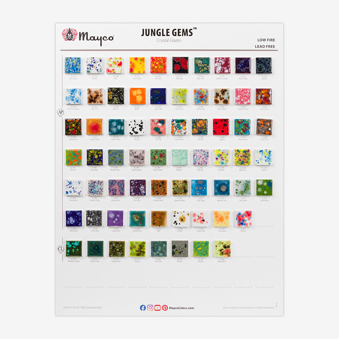 Jungle Gems Tile Chart